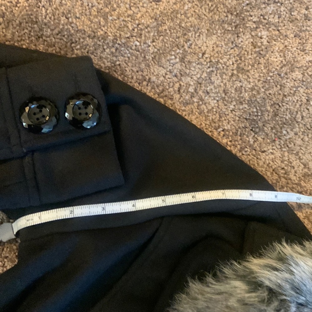 Host Pick 🔥 NWOT Dollhouse Outerwear Coat-Removable Fur Collar - Picture 12 of 16